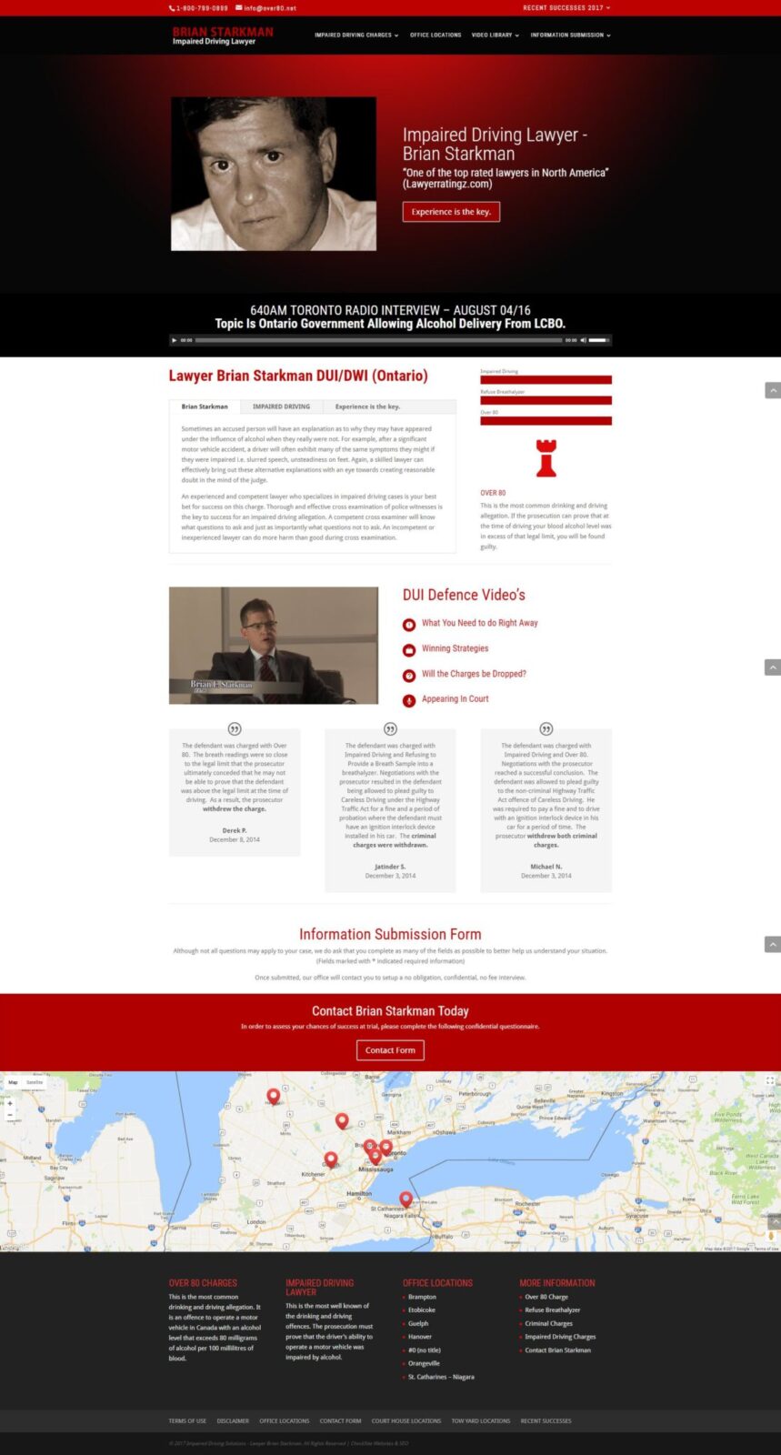 Impaired Driving Solutions – Lawyer Brian Starkman DUI/DWI (Ontario)