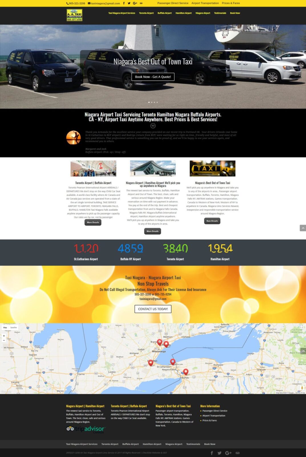 AA Taxi Niagara Airport Shuttle
