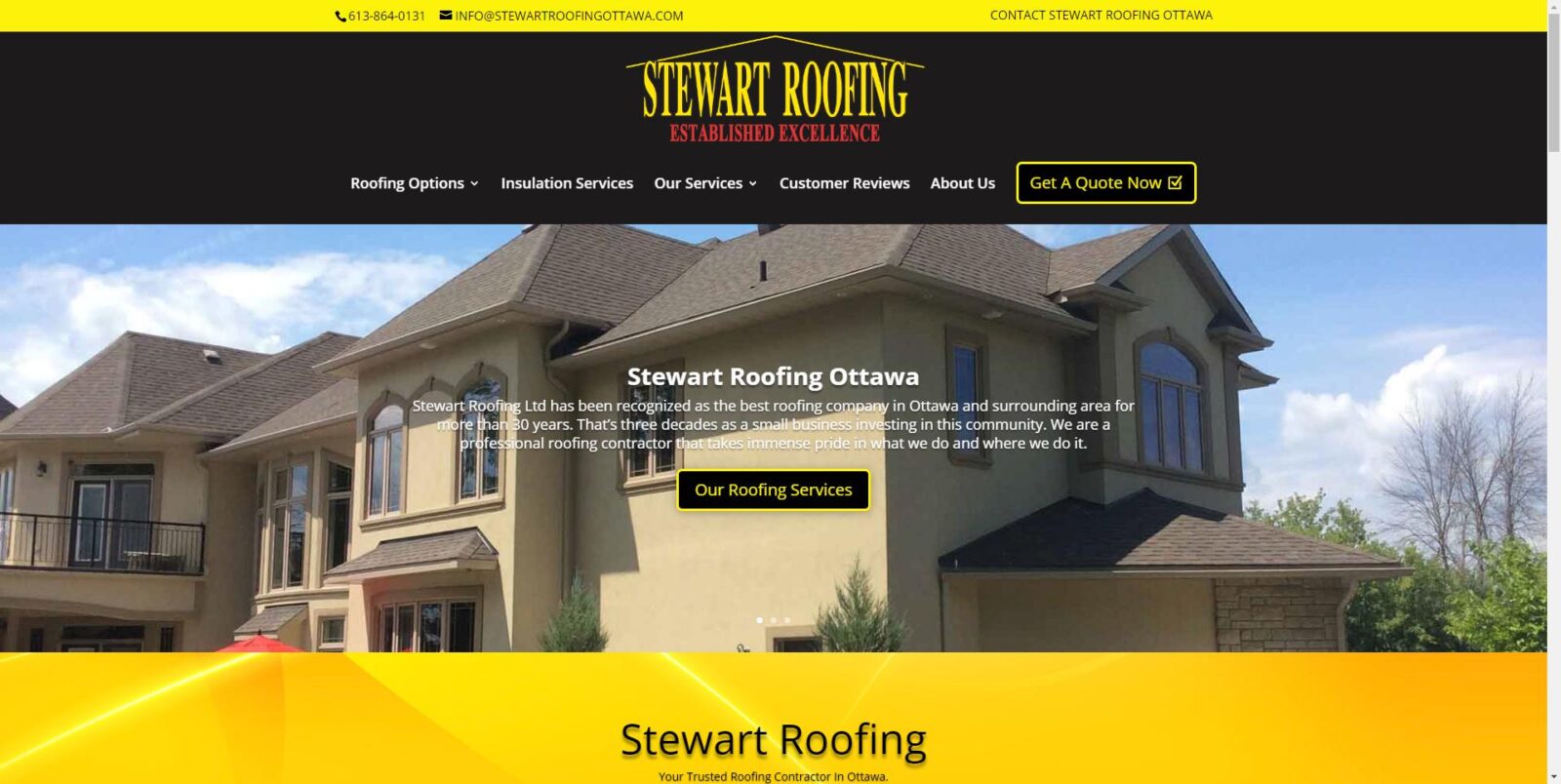 Stewart Roofing Ottawa