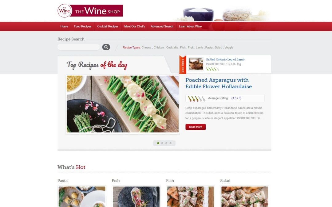 The Wine Shops – Blog Website