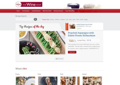The Wine Shops – Blog Website