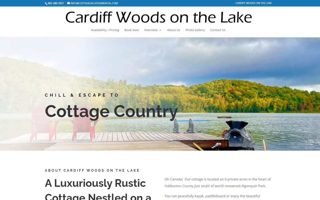 CARDIFF WOODS ON THE LAKE – Wilson Cottage