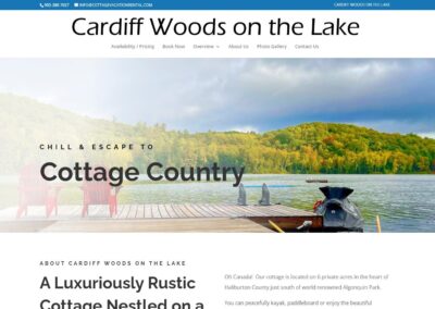 CARDIFF WOODS ON THE LAKE – Wilson Cottage