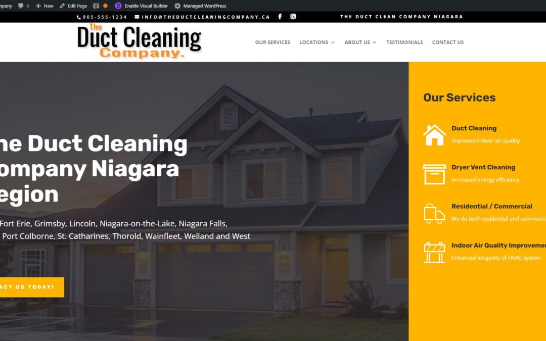 The Duct Cleaning Company Niagara Region